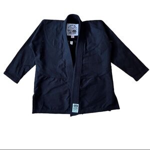 Moya Brand Gi Youth K1 BJJ Jiu Jitsu Black Jacket Kimono Kids Excellent Used